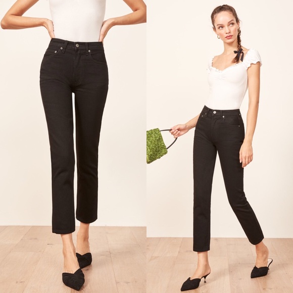 🚫REFORMATION Julia Crop HR Cigarette Jeans🚫 - Picture 2 of 6